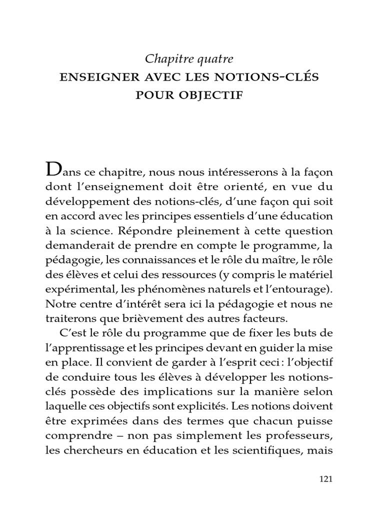 Pédagogie pour enseigner les sciences | PDF | Pédagogie | Science