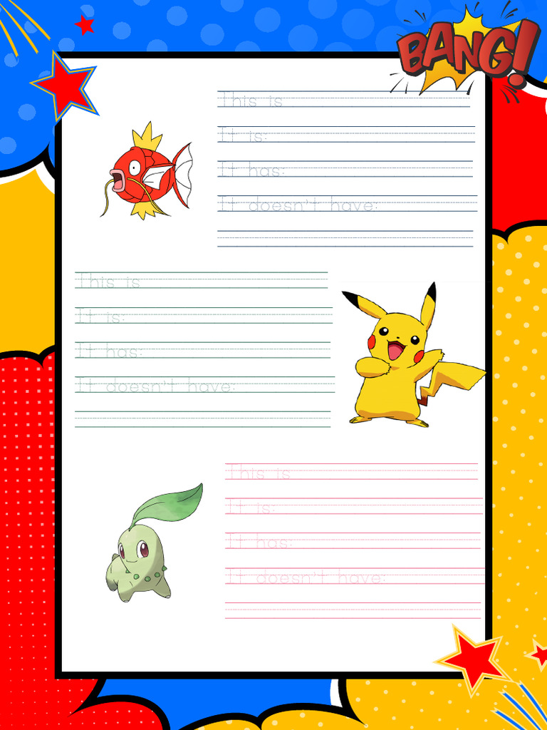 Overview of Pokémon Characteristics | PDF