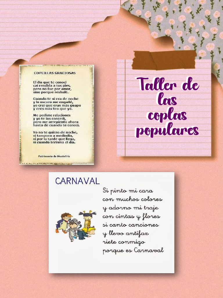 Taller de Las Coplas Populares | PDF