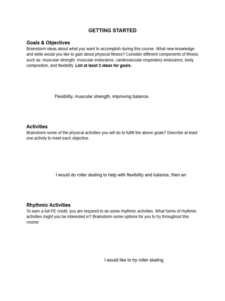 BCA PE Getting Started | PDF