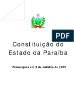 Constituicao Do Estado Da Paraiba