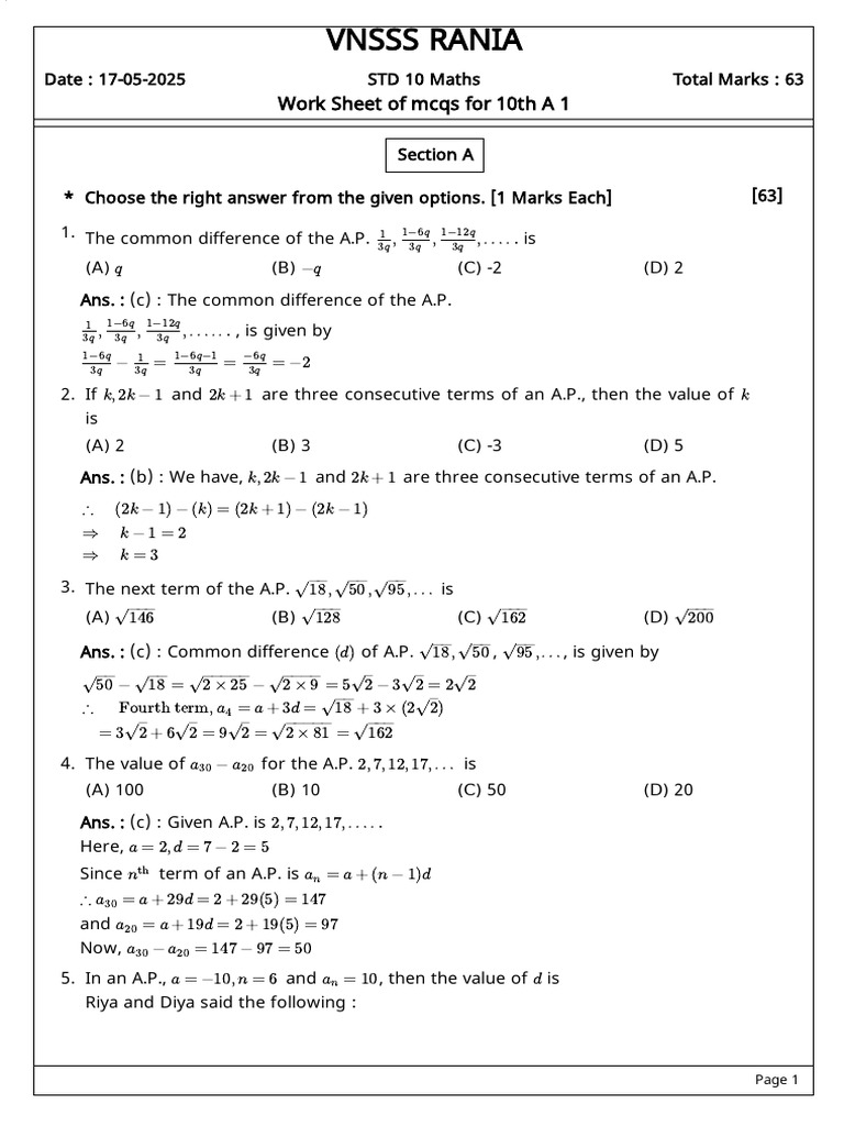 2025 05 17 14 40 Solution | PDF | Elementary Mathematics | Arithmetic