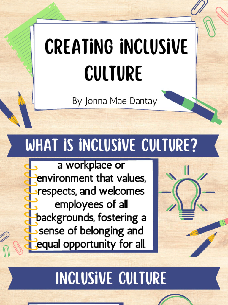 Building an Inclusive Workplace Culture | PDF