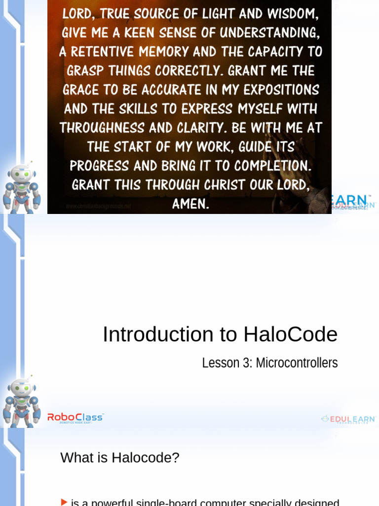 Overview of HaloCode Microcontroller | PDF | Microcontroller | Computer ...