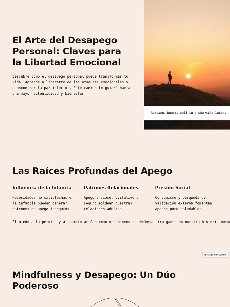 El Arte del Desapego Emocional | PDF | Teoría de apego | Las emociones