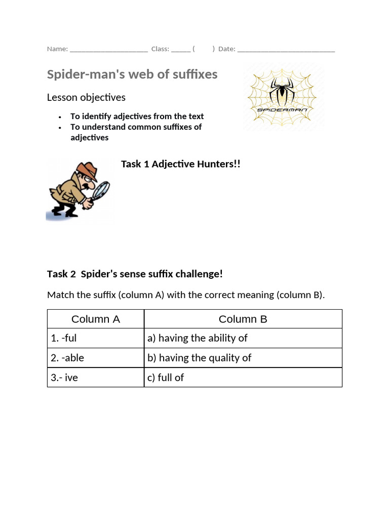 Handout (Notes & Exit Ticket) | PDF