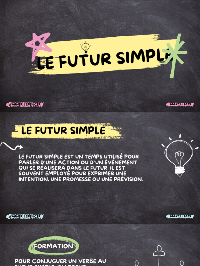 Comprendre le Futur Simple en Français | PDF