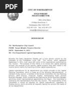 Download EMS-Ambulance Capital Spending Memo Sept 6 2011 Northampton MA by Northampton Media SN88161874 doc pdf