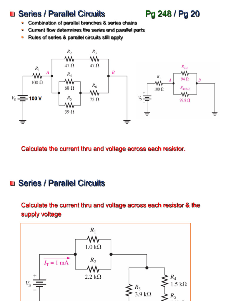 Lecture Notes 2 | PDF | Series And Parallel Circuits | Electrical Network