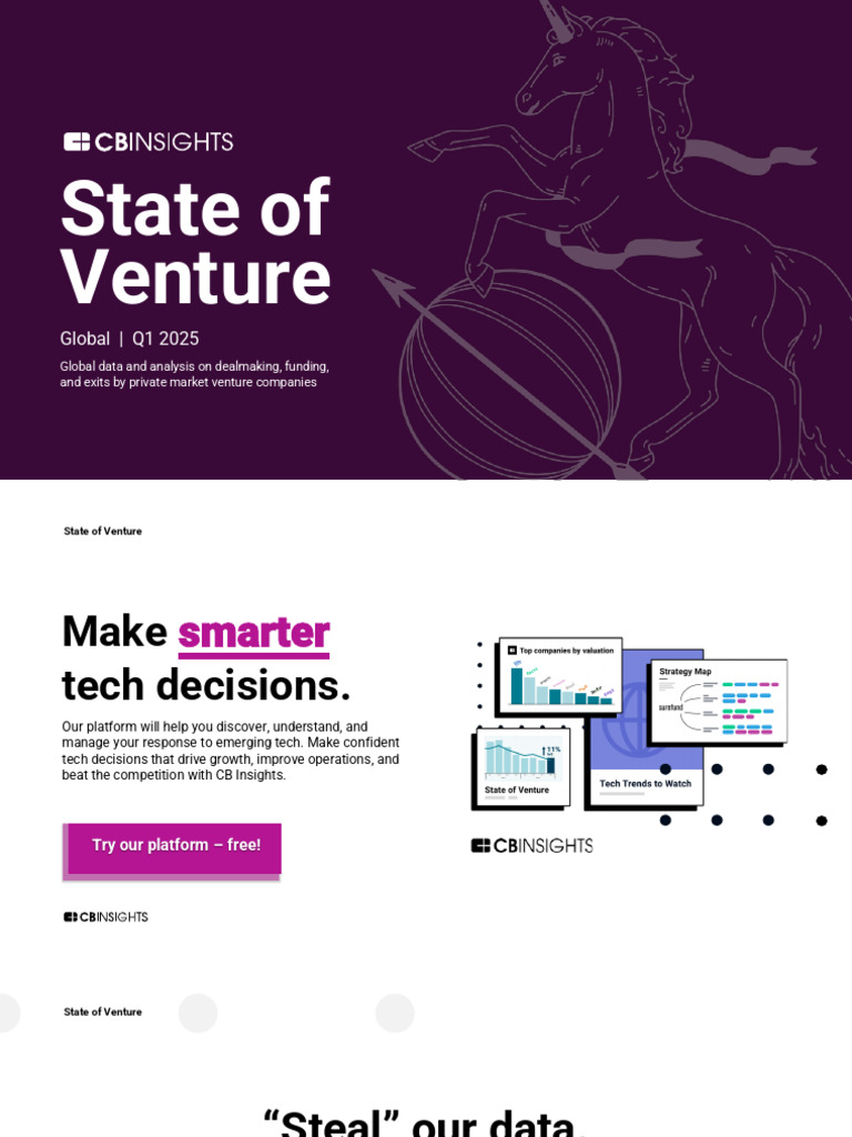 State of Venture Capital, Q1 2025 | PDF | Venture Capital | Corporate ...