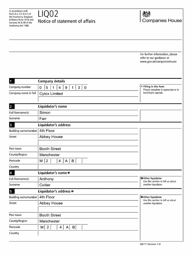 Companies House Document | PDF