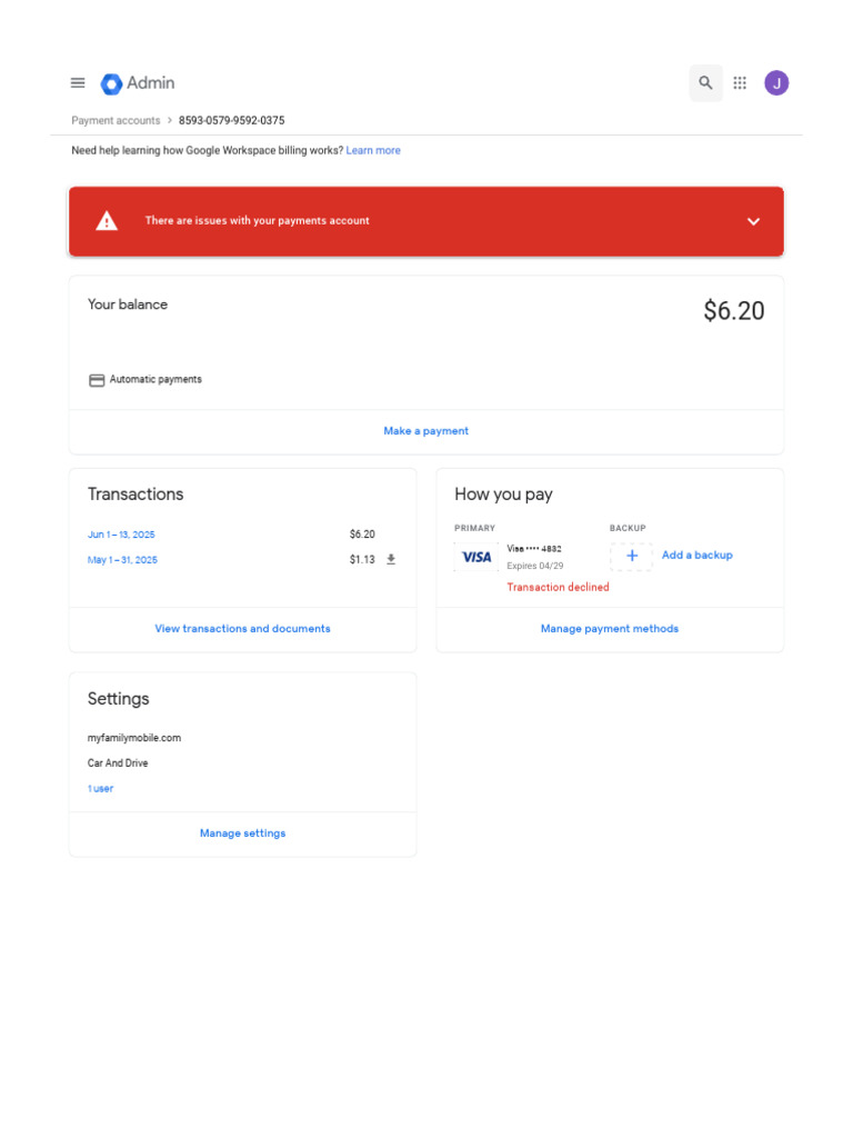 Google Workspace Billing Guide | PDF