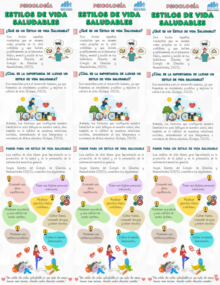 Estilos de Vida Saludable | PDF | Dieta | Ciencias del comportamiento