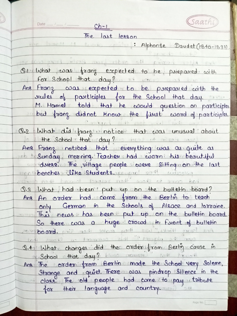 English CH 1,2,4 Question Answer Simple Way | PDF