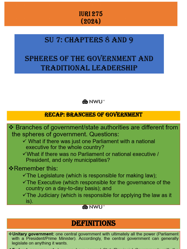 SU 7 Multishere Government-1 | PDF | Constitution | Legislature