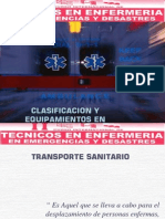 Clasificacion y Equipamientos en Ambulancias