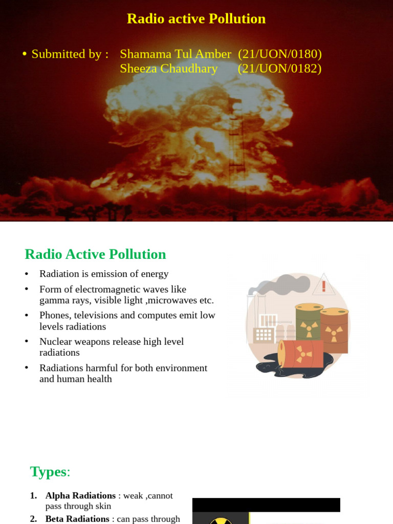 Document From Shamama Tul AMBER | PDF | Radiation | Nuclear Weapons