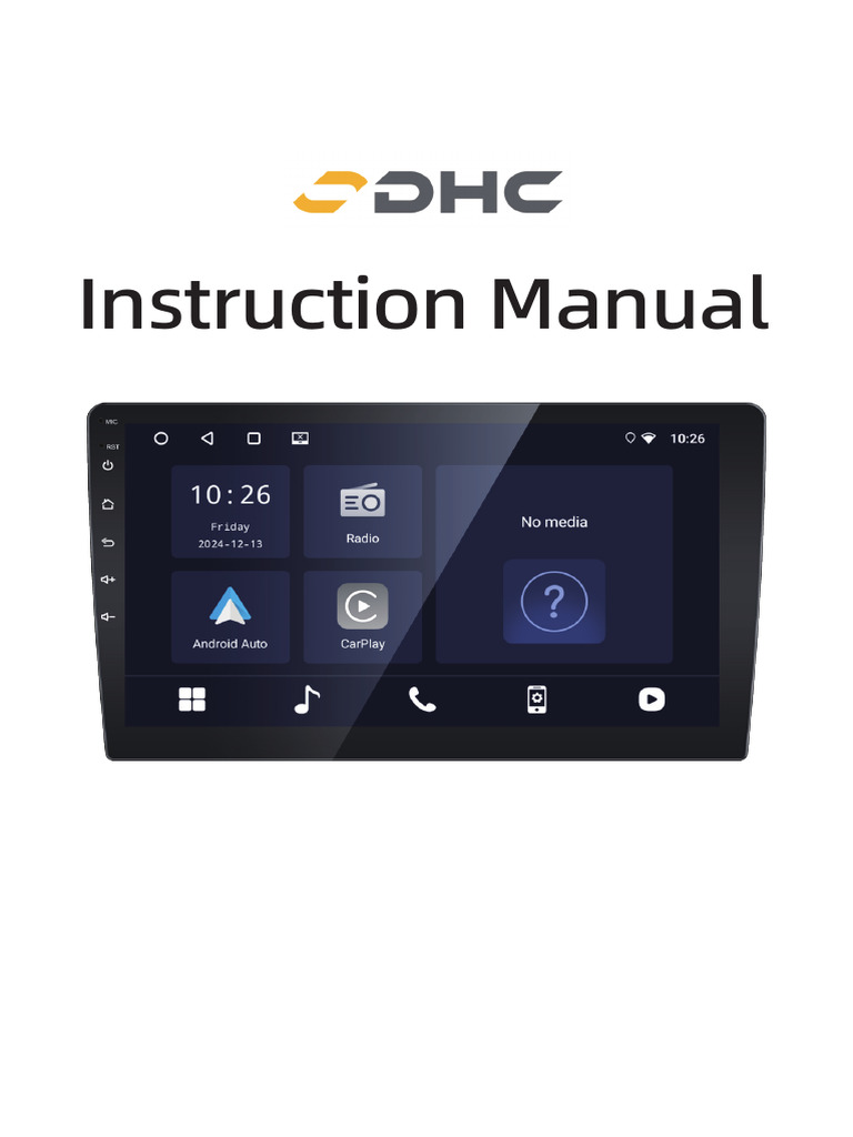 DHC Android Car Stereo User Manual | PDF | Equalization (Audio) | Traffic