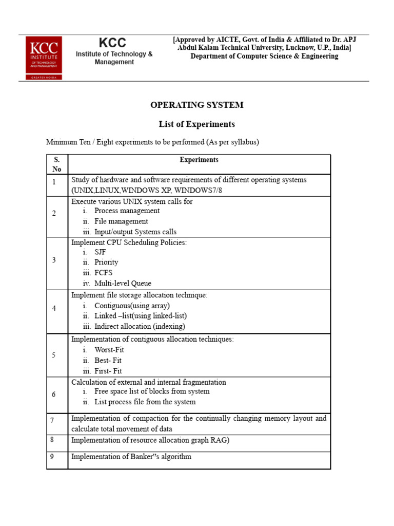 Operating System Experiments Guide | PDF | Operating System | 64 Bit ...