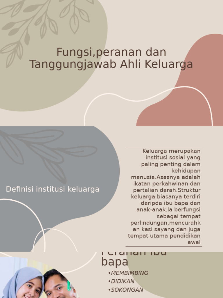 Peranan dan Tanggungjawab Keluarga | PDF