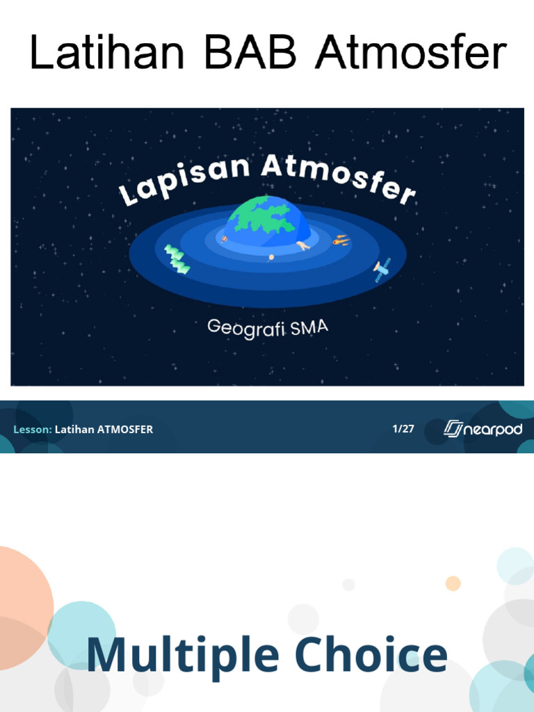 Latihan Soal Atmosfer dan Iklim | PDF