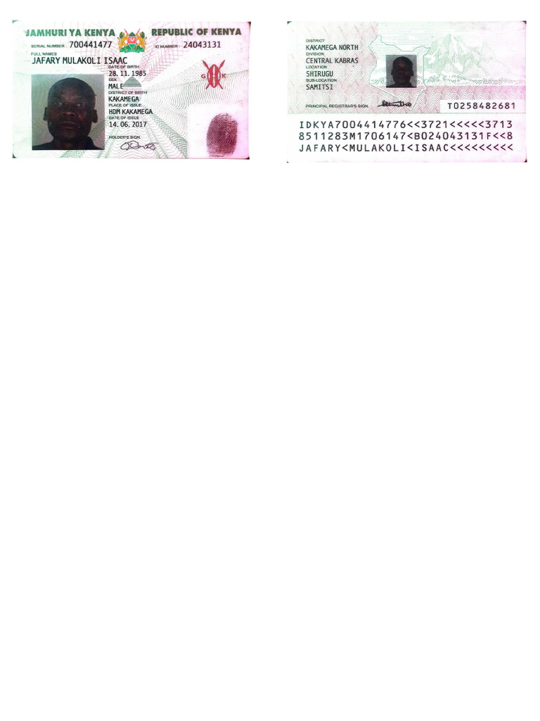 Id Template Recent | PDF
