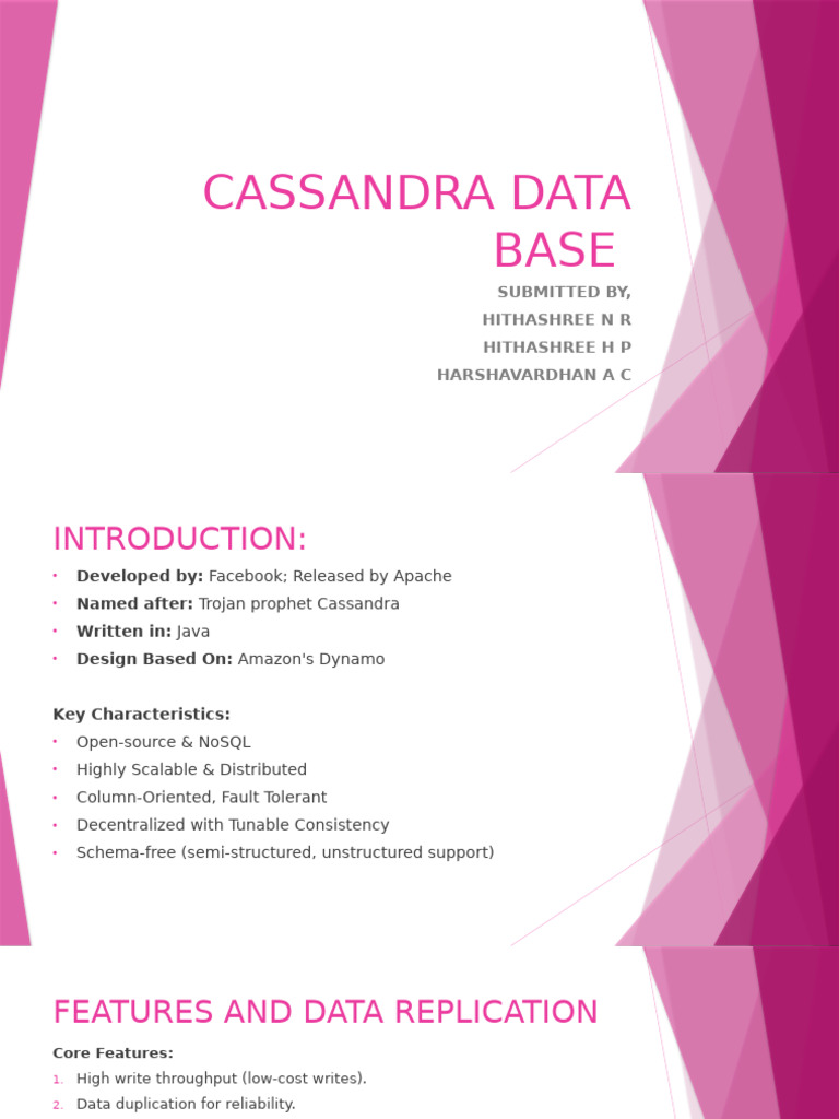 Creating Keyspace in Cassandra | PDF | Replication (Computing ...