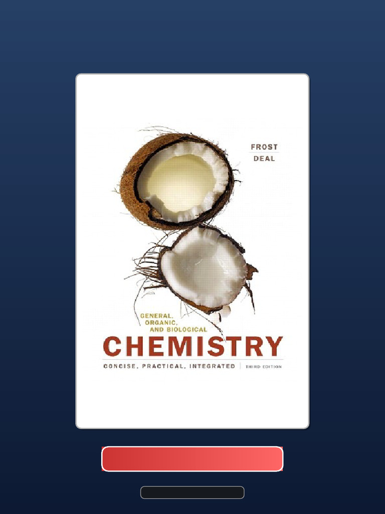 General Organic and Biological Chemistry 3rd Edition Frost Solution ...