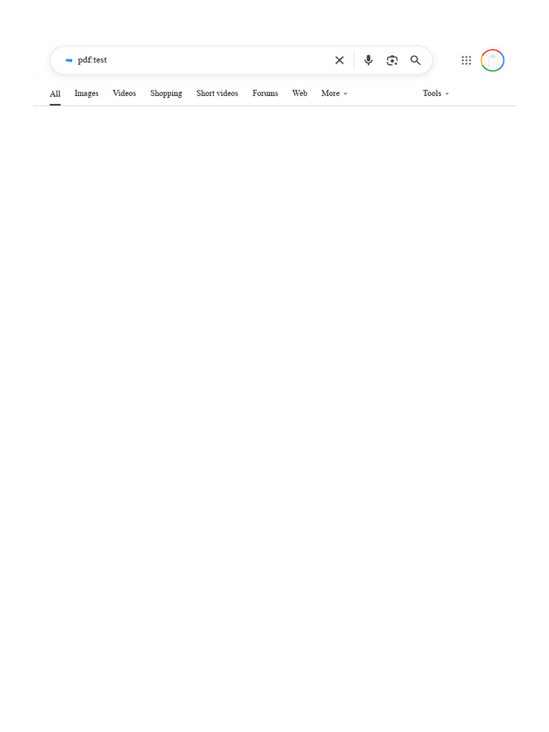 PDF Test Document Overview | PDF