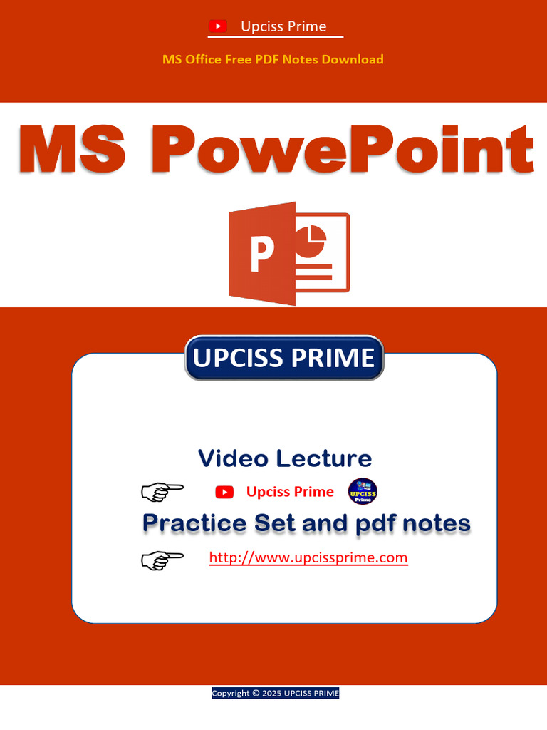 Ms PowerPoint Full PDF Notes Download | PDF