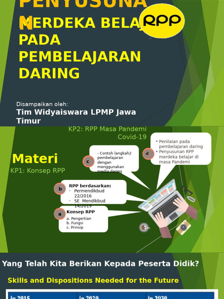 Konsep RPP Dan RPP Daring | PDF