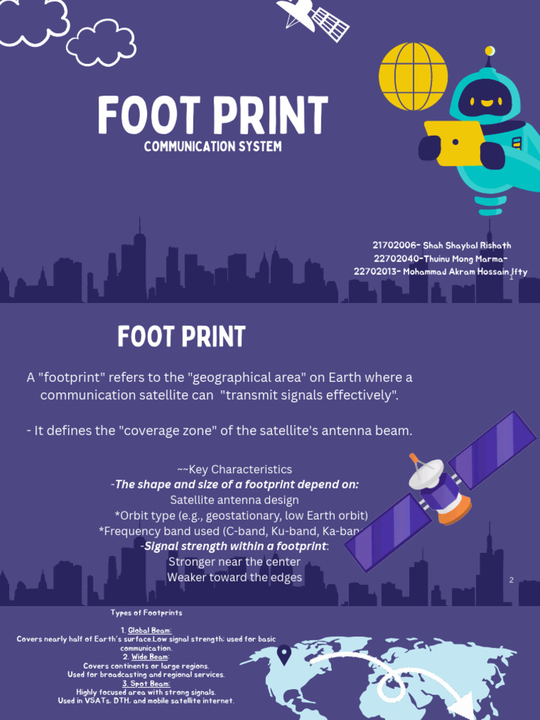 Presentation On Footprint by Group 10 | PDF