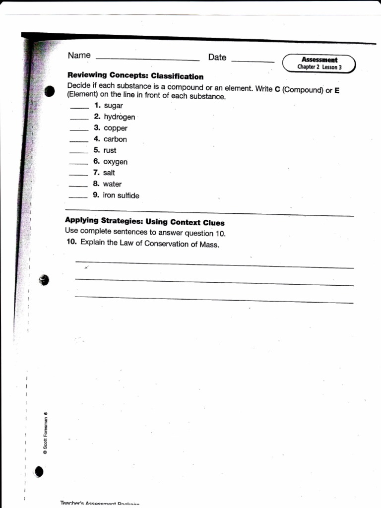 Glassification: Reviewing Goncepts | PDF