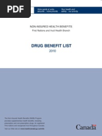 Drug Benefit List