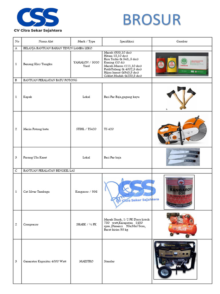 BROSUR | PDF