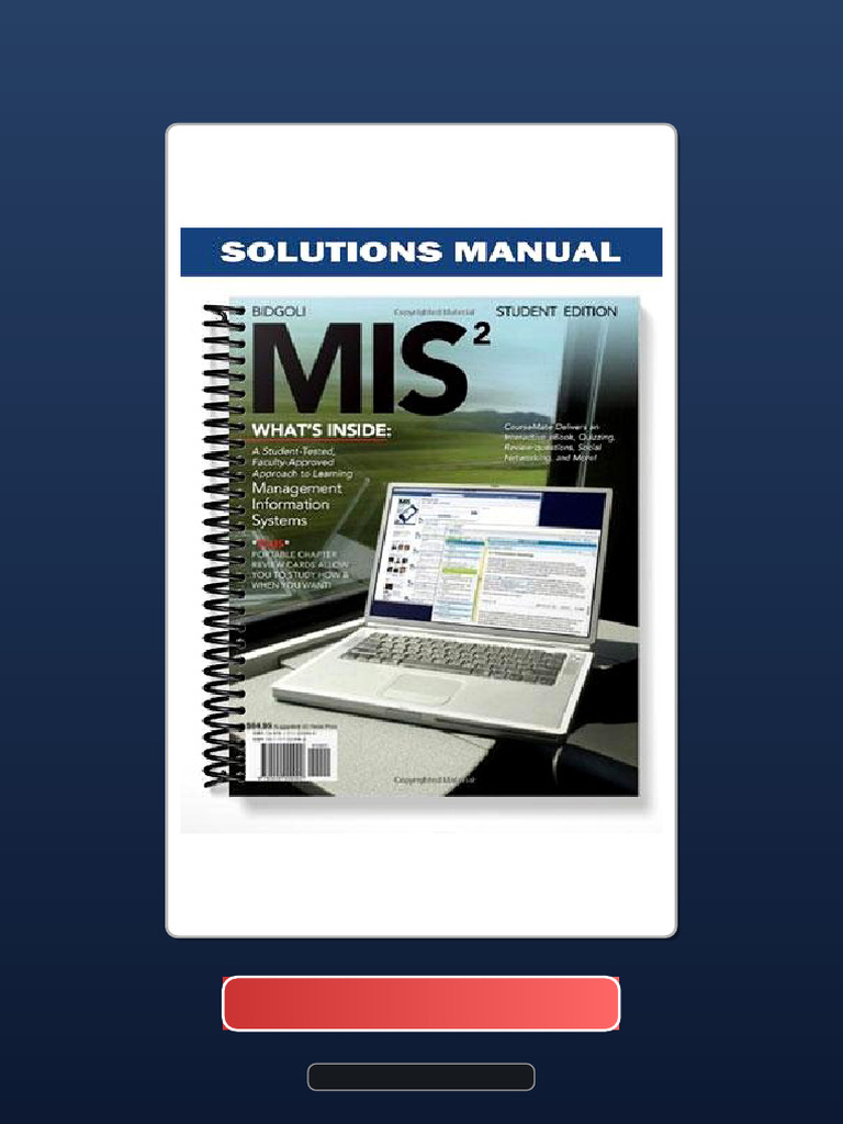 Verified PDF Download MIS2 2nd Edition by Hossein Bidgoli FULL Version ...