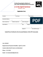 Life in The Spirit Registration Form