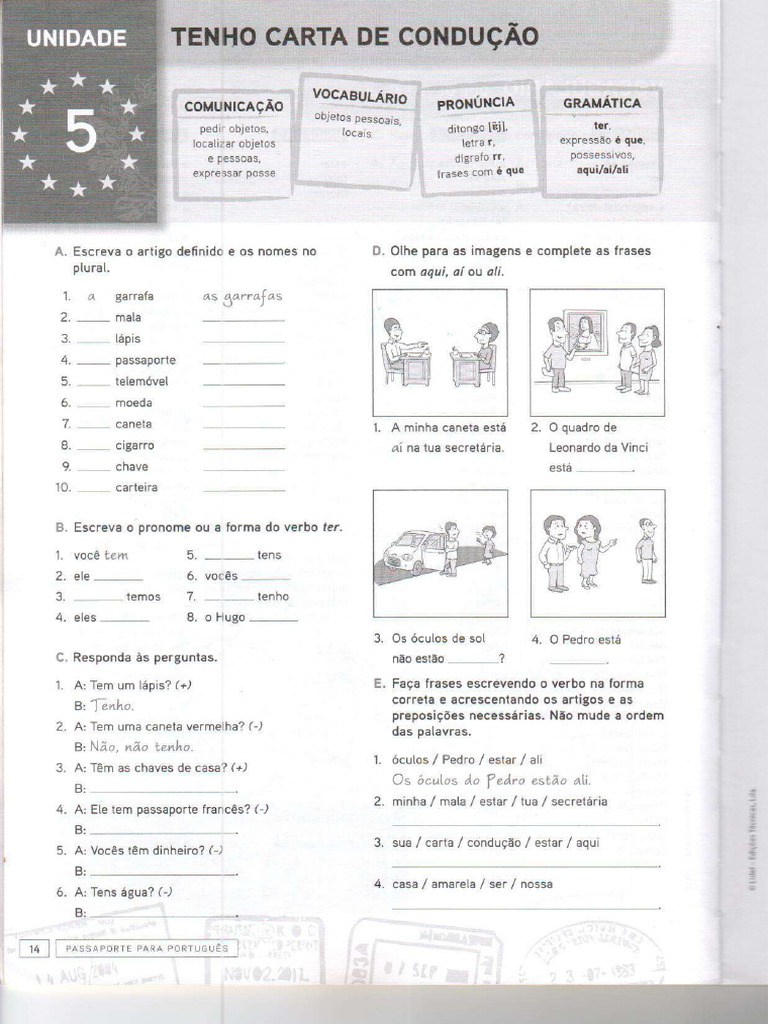 Caderno Unidade 5 e 6 | PDF