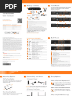 SonicWall TZ Series Quick Start Guide | PDF | Mobile App | Login