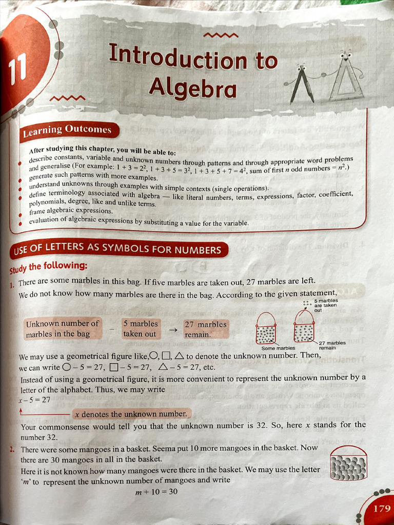 Introduction To Algebra Chapter | PDF