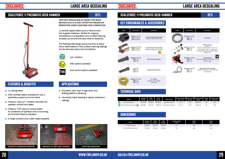 Efficient Deck Descaling with SF11 Hammer | PDF | Industrial Processes ...