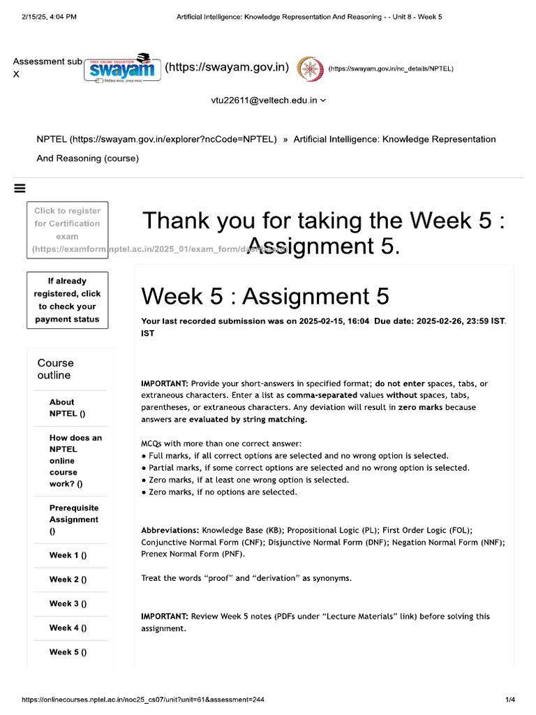 Week 5 | PDF
