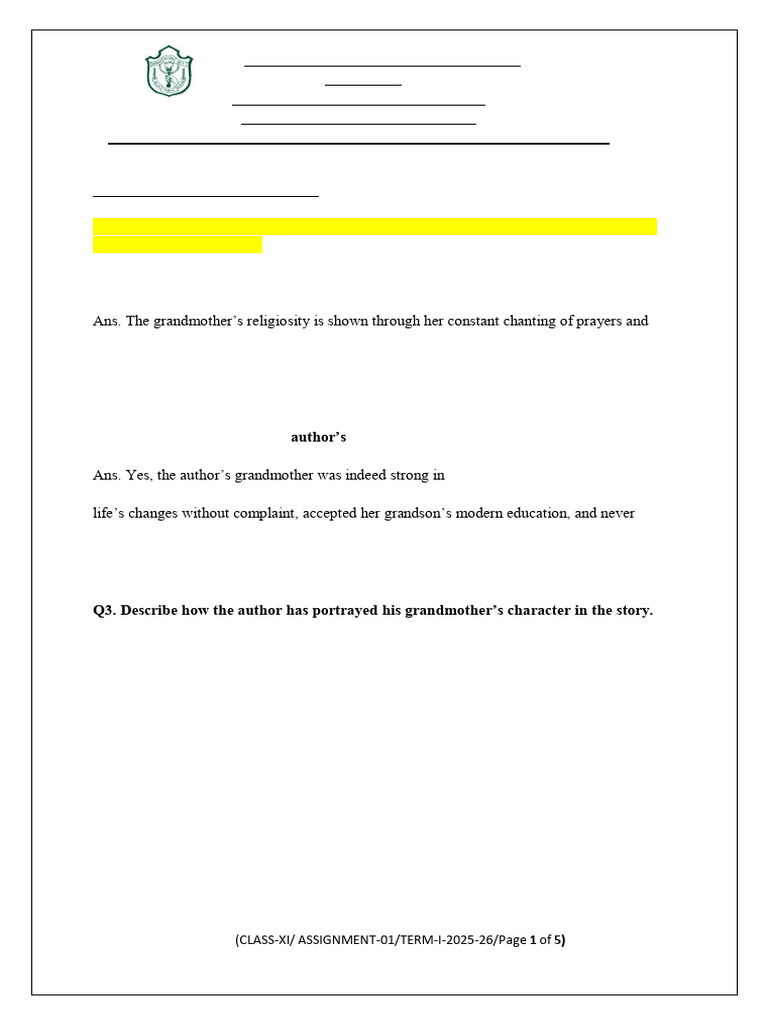 Class 11 SCI Assignment 1 2025-26 | PDF | Significant Figures | Mathematics