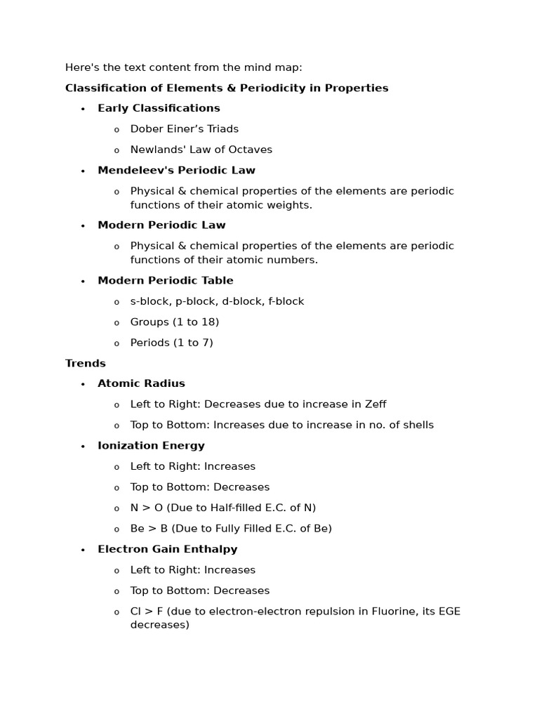 Element Classification and Periodicity Guide | PDF