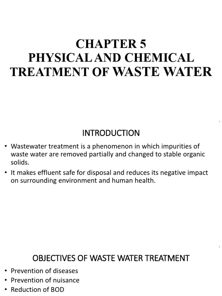 Wastewater Treatment Processes Explained | PDF | Sewage Treatment ...