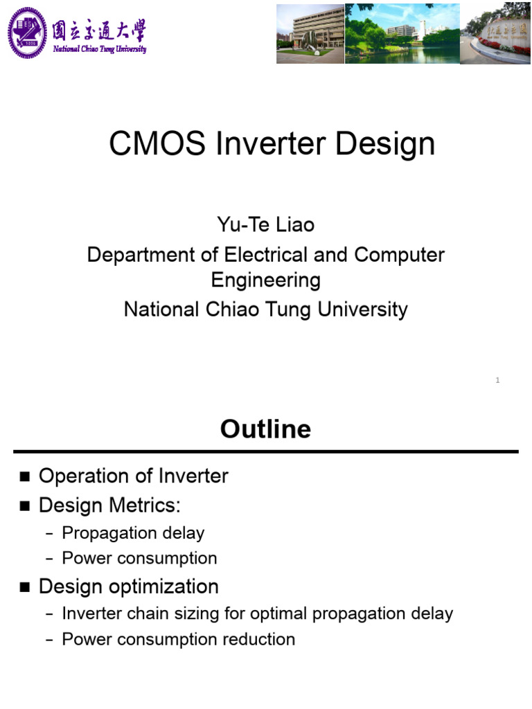Inverter Chain Delay Optimization | PDF | Mosfet | Cmos