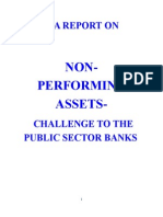 A Report On - Npa in Banking