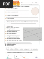 Ficha Formativa 2 - Geometria 5º ano