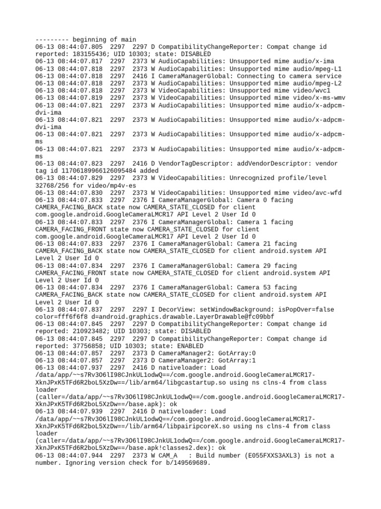 Logcat 1749784447689 | PDF | Software | Computing Platforms