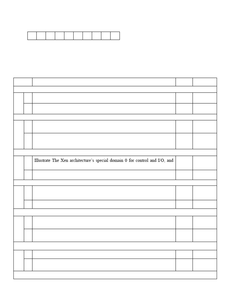 BCS601 Cloud Computing Model Paper | PDF | Map Reduce | Cloud Computing